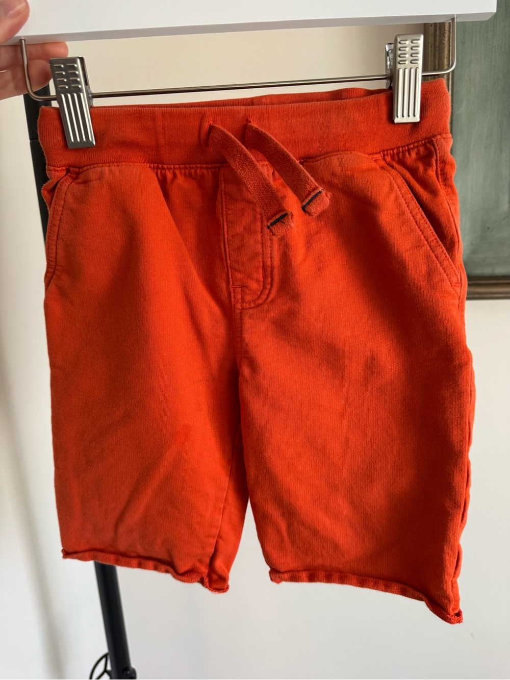 Tea Collection Bright Orange Pull-On Kids Shorts